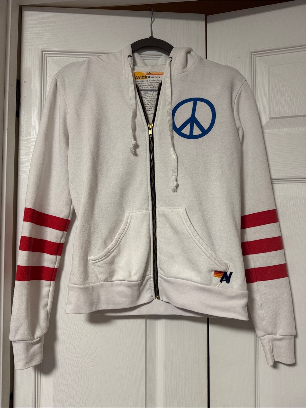 Aviator Nation Peace Warrior Zip XS